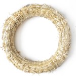 Wianek słomiany 30 cm
