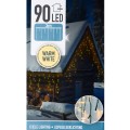 Kurtyna 90 LED ciepła biała