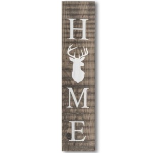 Deska z napisem  HOME
