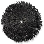 Dekoracja BLACK RAFIA 39cm