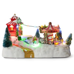 Dekoracja ruchoma XMAS TOWN KARUZELA