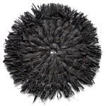Dekoracja BLACK RAFIA 