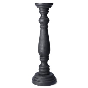 Świecznik KOLUMNOWY drewno 42 cm
