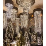 Lampki druciane kaskada 300 LED FLASH