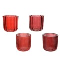 lampion tealight czerwony