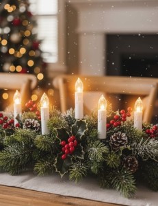 Lampki świeczki 30LED