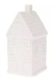 biały domek ceramiczny podświetlany led 2