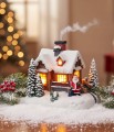 Domek Świąteczny LED 16cm