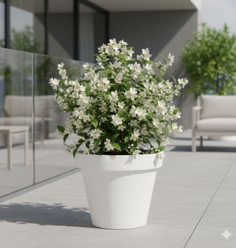 Donica CLASSIC biała 40cm