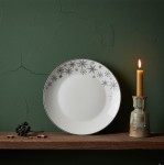 Talerz  porcelana SNOW FLAKES 19 cm