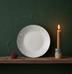 Talerz  porcelana SNOW FLAKES 19 cm