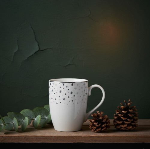 Kubek porcelana SNOW FLAKES 320ml