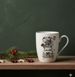 Kubek porcelanowy XMAS