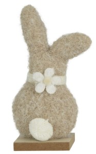 Zając na podstawie 15,5 cm