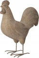 Figurka kogut/kura beton 2