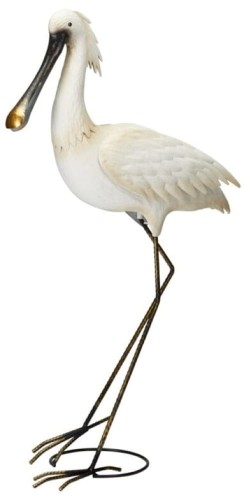Figurka czapla metal 74CM