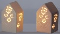Domek LED 11CM FLOWERS