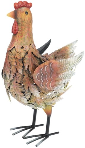 Figurka Kogut/kura metal 28/34 cm 2