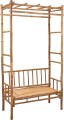 Ławka z pergolą BAMBOO GARDEN 220 cm