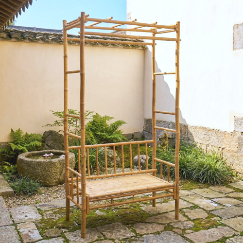 Ławka z pergolą BAMBOO