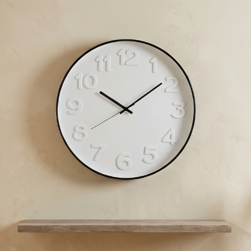 Zegar ścienny WHITE 40 cm