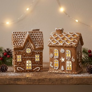 Domek GINGERBREAD LED 12 cm