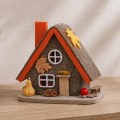 Jesienny domek filcowy LED 15 cm 2
