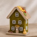 Jesienny domek filcowy LED 15 cm 3