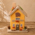 Jesienny domek filcowy LED 15 cm 4