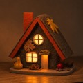 Jesienny domek filcowy LED 15 cm